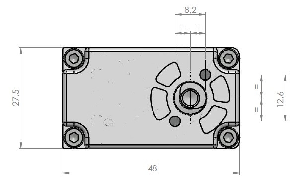 Linear Mini Actuators - MINILAT DIM PIC BASE