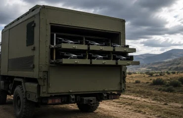 Drone drawers on military vehicles